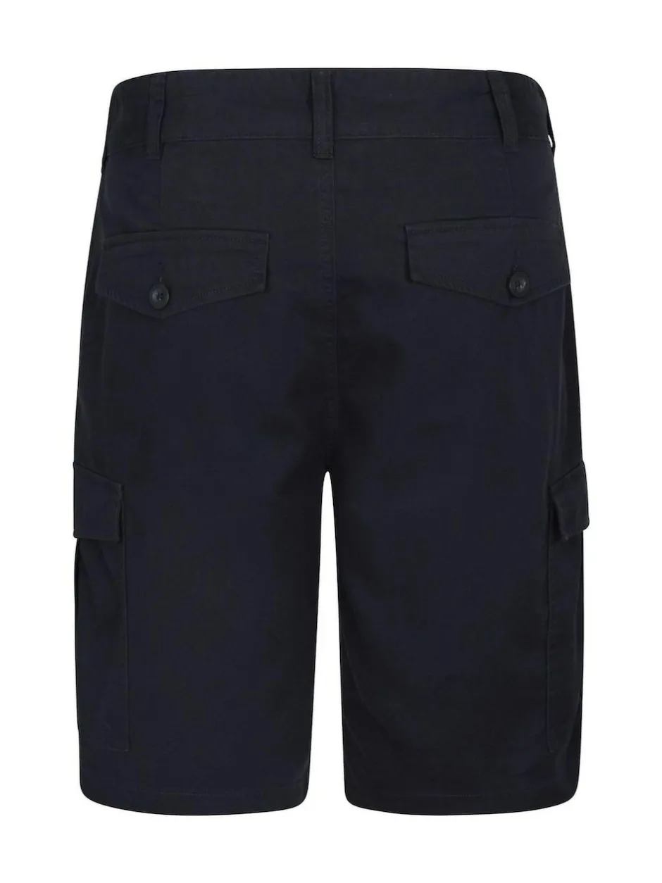 Mountain Warehouse Navy Mens Lakeside 100% Cotton Cargo Shorts Online