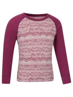 Mountain Warehouse Jacquard Merino Base Layer Set Pink Sale