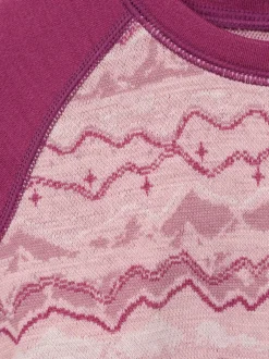 Mountain Warehouse Jacquard Merino Base Layer Set Pink Sale