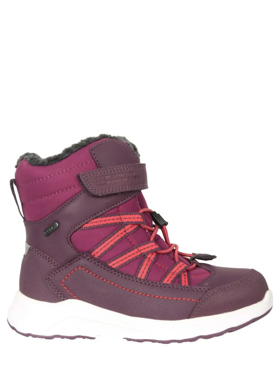 Mountain Warehouse Kids Denver Waterproof Snow Boots Pink Sale