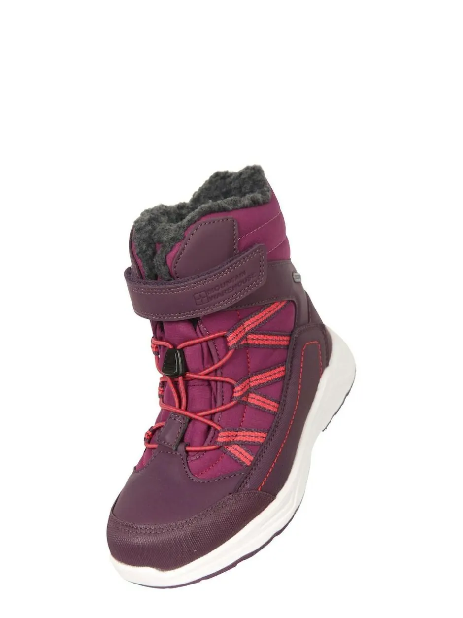 Mountain Warehouse Kids Denver Waterproof Snow Boots Pink Sale