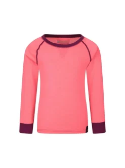 Mountain Warehouse Merino II Round Neck Baselayer Top Pink Best