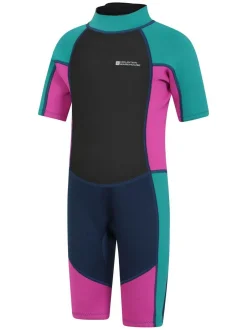 Mountain Warehouse Kids Shorty 2.5/2mm Wetsuit Purple Hot