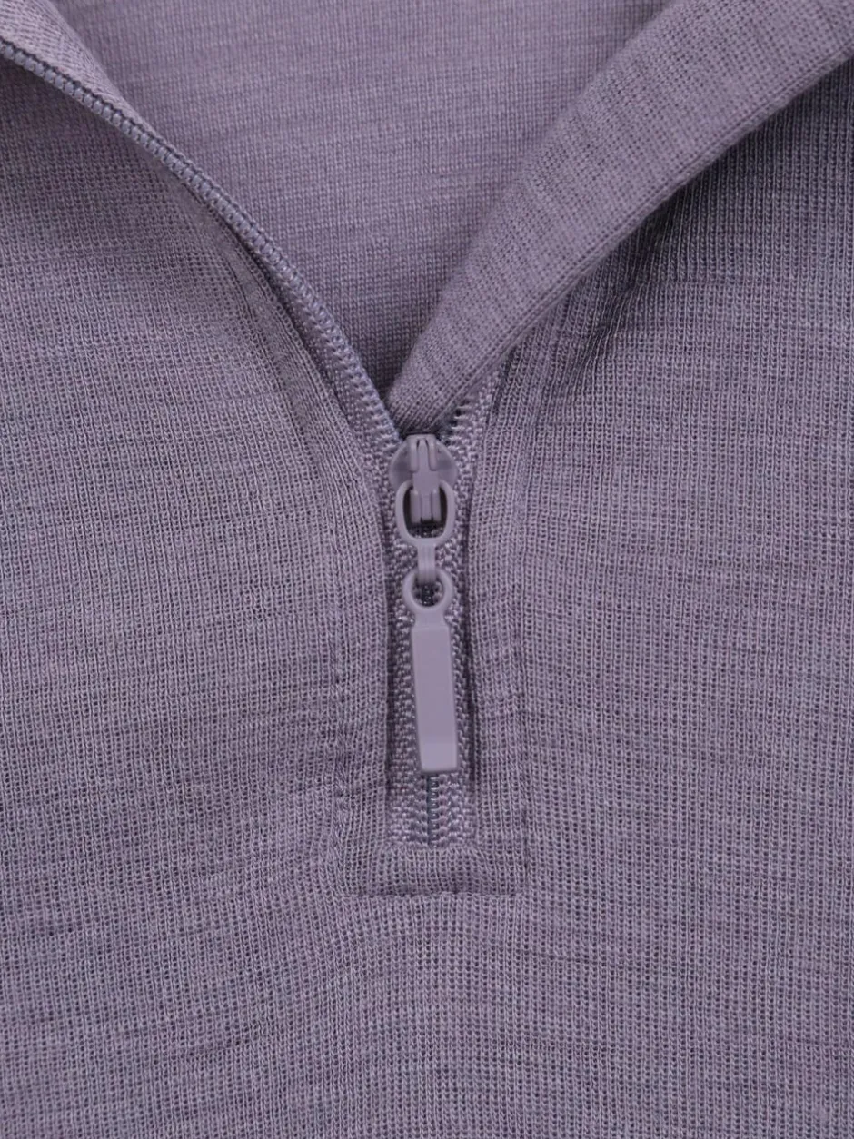 Mountain Warehouse Purple Womens Merino Zip Neck Thermal Top Best