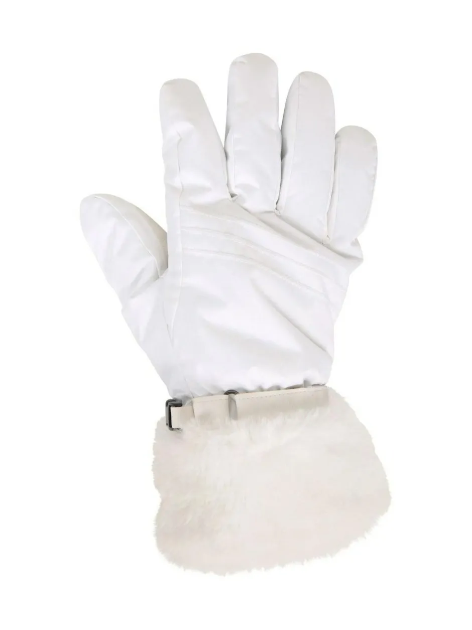 Mountain Warehouse Womens Parallax Waterproof Ski Gloves White Sale