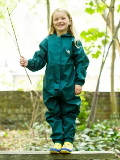 Muddy Puddles Originals Waterproof All-In-One Puddlesuit Green Clearance
