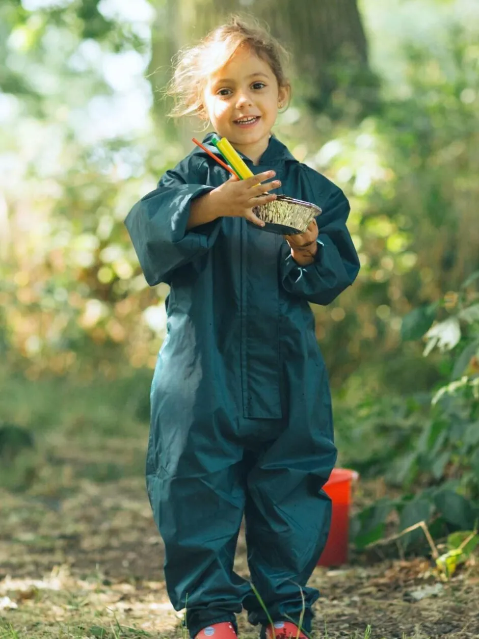 Muddy Puddles Originals Waterproof All-In-One Puddlesuit Green Clearance