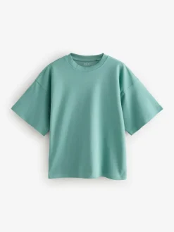 Next Multi 100% Cotton Boxy Short Sleeve T-Shirts 5 Pack Discount