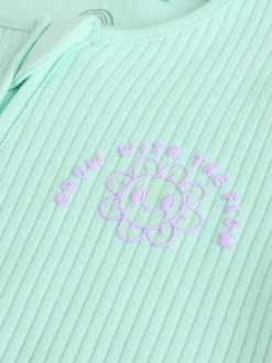 Next Multi 3 Pack Two Way Zip Baby Sleepsuits (0mths-3yrs) Hot