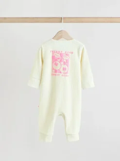 Next Multi 3 Pack Two Way Zip Baby Sleepsuits (0mths-3yrs) Hot