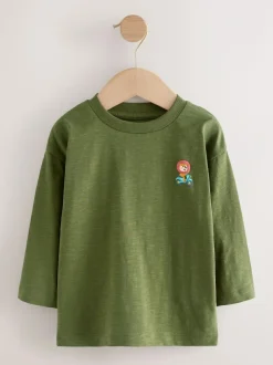 Next Multi Animals on Transport Long Sleeve T-Shirts 5 Pack (3mths-7yrs)