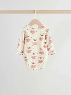 Next Multi Baby Christmas Bodysuits 3 Pack
