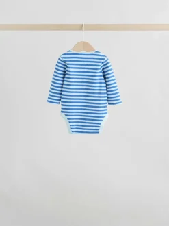Next Baby Long Sleeve Bodysuits 5 Pack Multi New