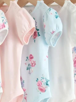 Next Multi Baby Short Sleeve Bodysuits 5 Pack Online