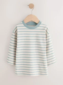 Next Multi Blue Long Sleeve T-Shirts 5 Pack (3mths-7yrs) Discount