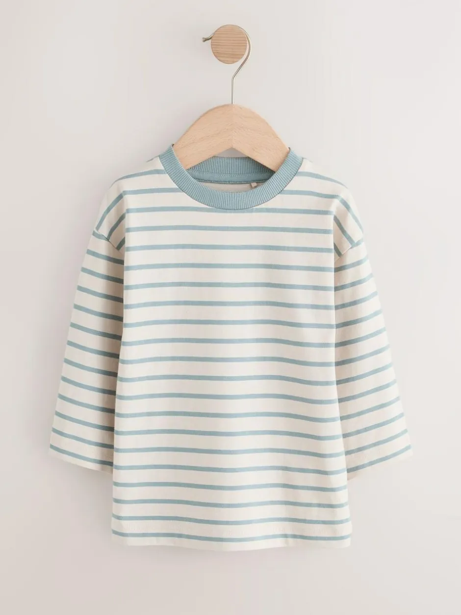 Next Multi Blue Long Sleeve T-Shirts 5 Pack (3mths-7yrs) Discount