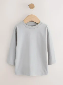Next Multi Blue Long Sleeve T-Shirts 5 Pack (3mths-7yrs) Discount