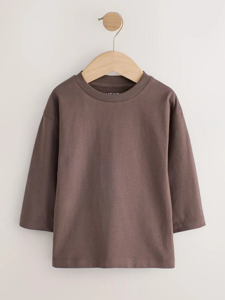 Next Multi Blue Long Sleeve T-Shirts 5 Pack (3mths-7yrs) Discount