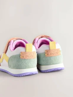 Next Standard Fit (F) First Walker Trainers Multi Colourblock Clearance