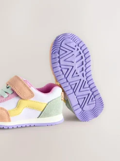 Next Standard Fit (F) First Walker Trainers Multi Colourblock Clearance