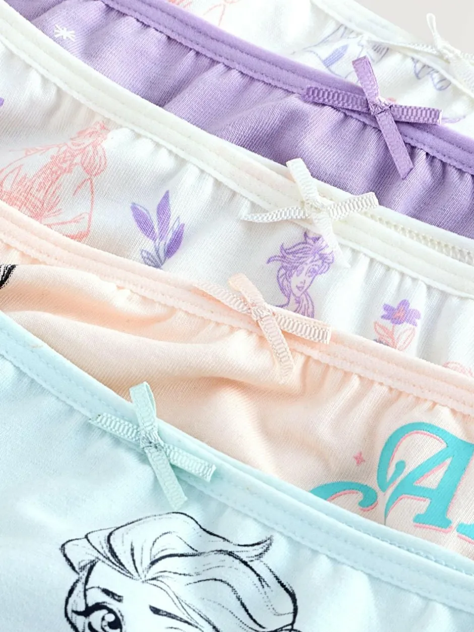 Next Multi Disney Frozen Print Briefs 5 Pack (1.5-10yrs) Outlet