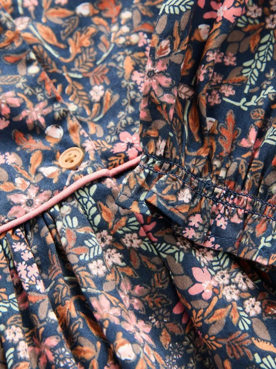 Next Frill Long Sleeve Dress (3mths-8yrs) Multi Ditsy New