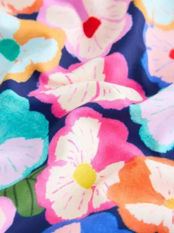 Next Scallop Edge Swimsuit (3-16yrs) Multi Floral Sale