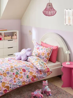 Next Reversible Duvet Cover And Pillowcase Set Multi Icon New