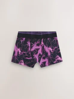Next Boxers 7 Pack (3-16yrs) Multi Lightning Print New