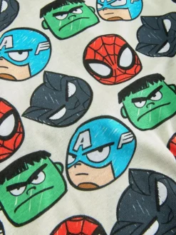 Next Multi Marvel 100% Cotton Vests 3 Pack (1.5-12yrs)