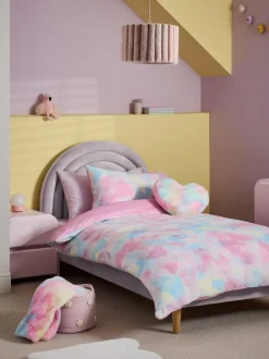 Next Multi Ombre Cosy Fleece Duvet Cover and Pillowcase Set Discount