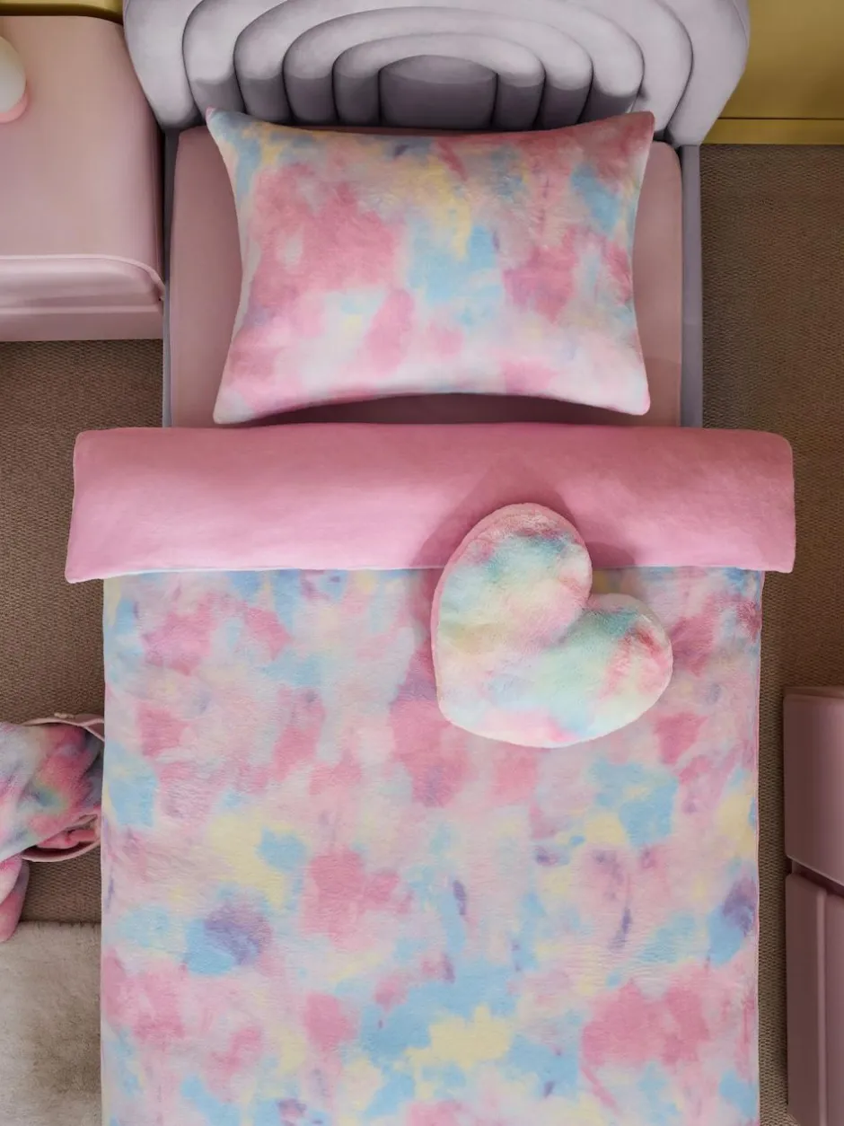 Next Multi Ombre Cosy Fleece Duvet Cover and Pillowcase Set Discount