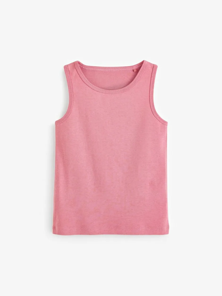 Next Multi Pastel 100% Cotton Vests 5 Pack (1.5-16yrs)