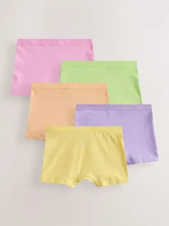 Next Short Briefs 5 Pack (2-16yrs) Multi Pastel Hot