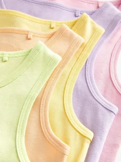 Next Vests 5 Pack (1.5-16yrs) Multi Pastel