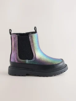 Next Chunky Chelsea Ankle Boots Multi Rainbow