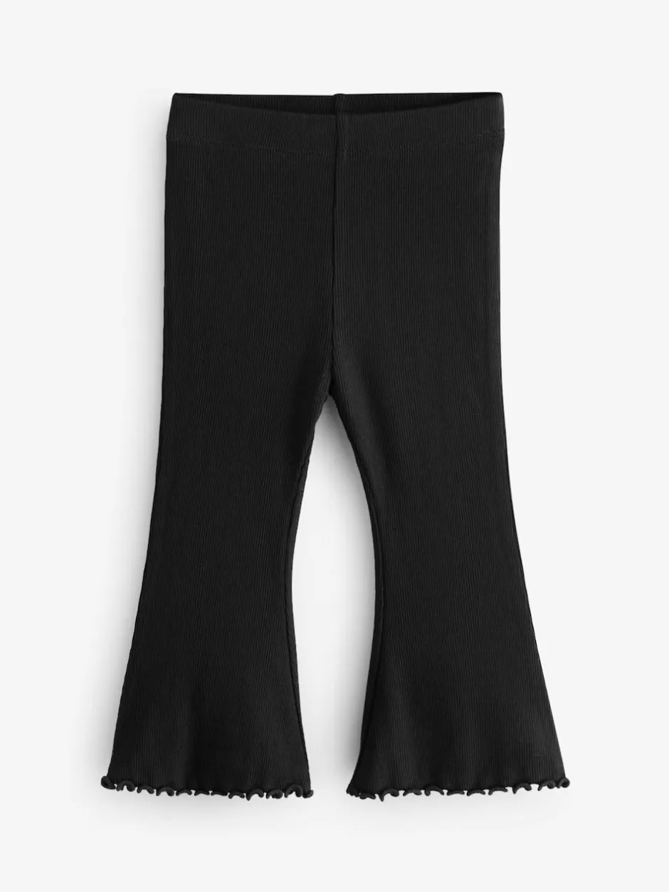 Next Multi Ribbed Flare Leggings 5 Pack (3mths-7yrs) Outlet