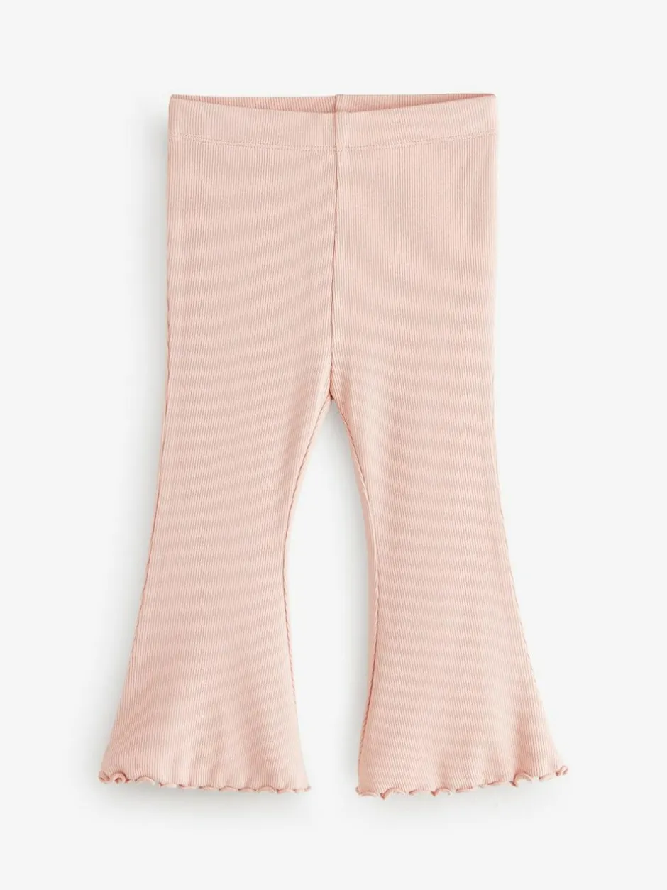 Next Multi Ribbed Flare Leggings 5 Pack (3mths-7yrs) Outlet