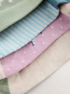 Next Ankle Socks 4 Pack Multi Sheep Print