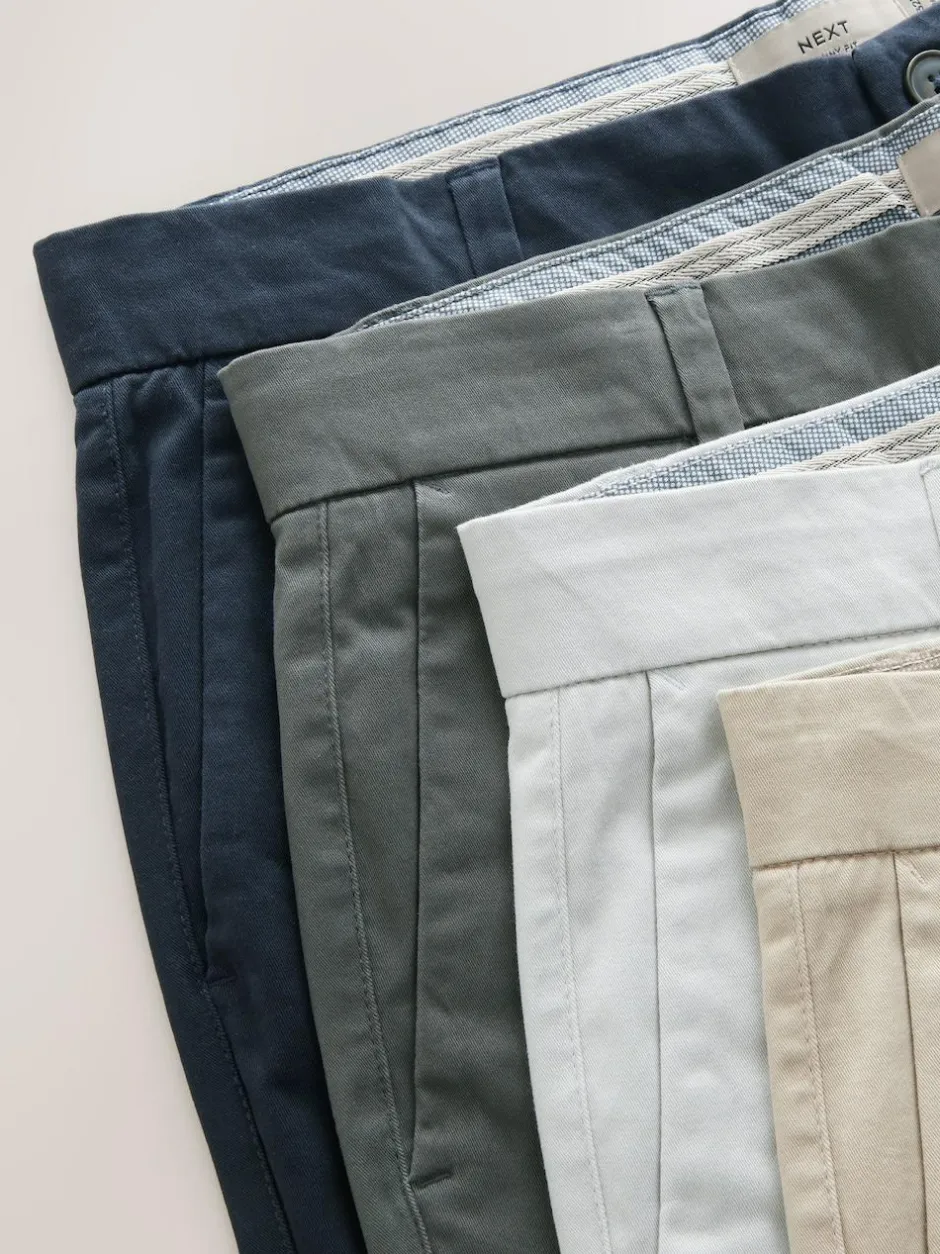 Next Multi Skinny Fit Stretch Chino Shorts 4 Pack Hot