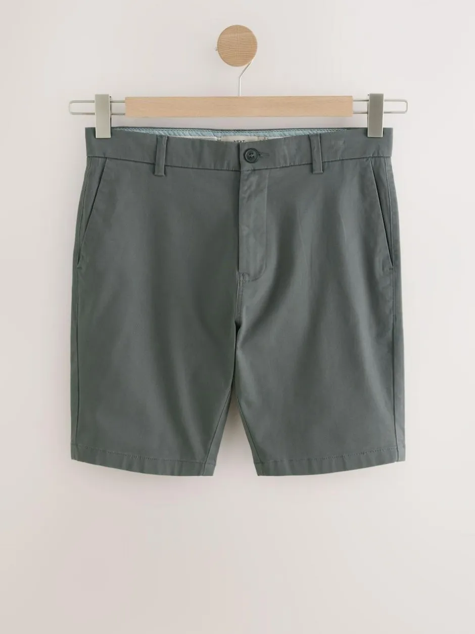 Next Multi Skinny Fit Stretch Chino Shorts 4 Pack Hot