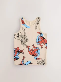 Next Multi Spiderman Vests 3 Pack (1.5-10yrs)