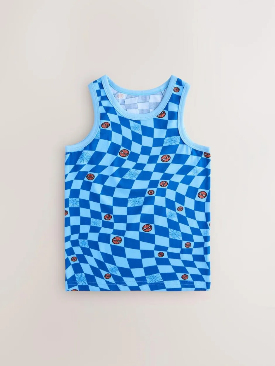Next Multi Spiderman Vests 3 Pack (1.5-10yrs)