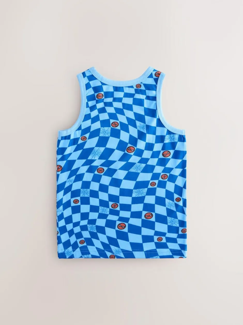 Next Multi Spiderman Vests 3 Pack (1.5-10yrs)