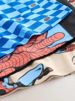 Next Multi Spiderman Vests 3 Pack (1.5-10yrs)