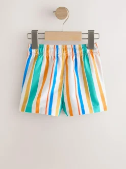 Next Printed Swim Shorts (3mths-7yrs) Multi Stripe Hot