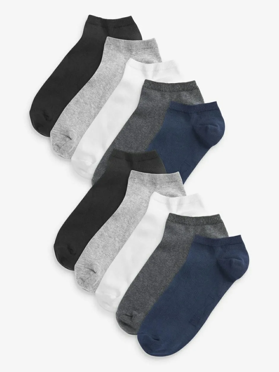 Next Trainer Socks 10 Pack Multi Sale
