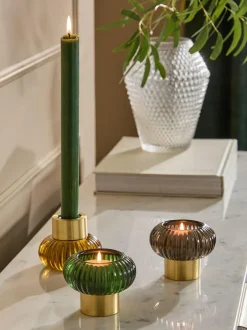 Next Multicolour Cooper Glass Candle Holder Tealight Online
