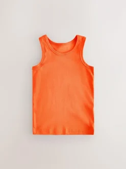 Next Multicolour Vests 5 Pack (1.5-16yrs) New