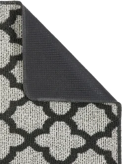 My Mat Moroccan Tile Runner Charcoal Outlet